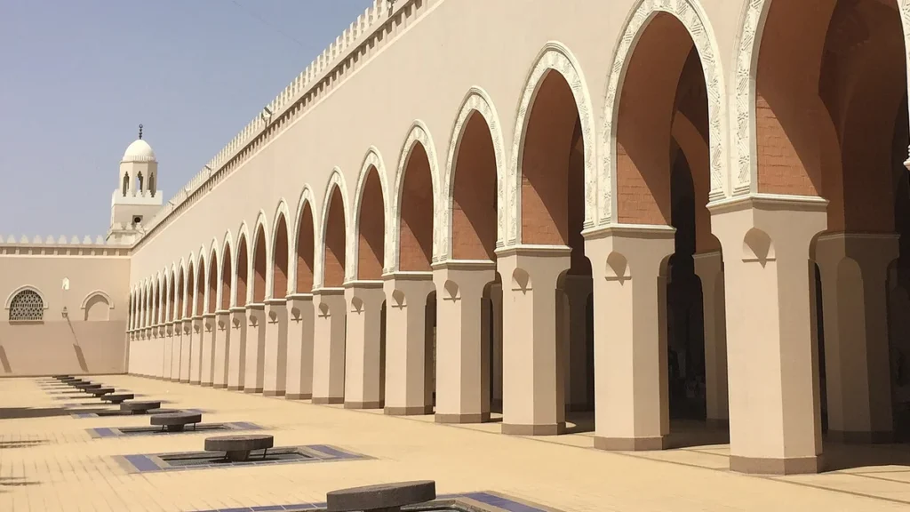 The miqat mosque at Dhul Hulayfah, known as Abyar Ali, near Madinah
